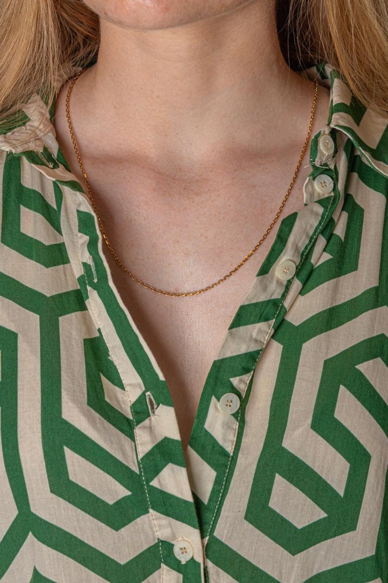 Collier Maille forçat Or jaune - Castafiore