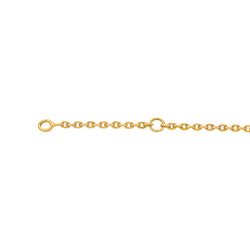 Collier Maille forçat Or jaune Diamant - Castafiore