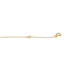 Collier Maille forçat Or jaune Saphir - Castafiore