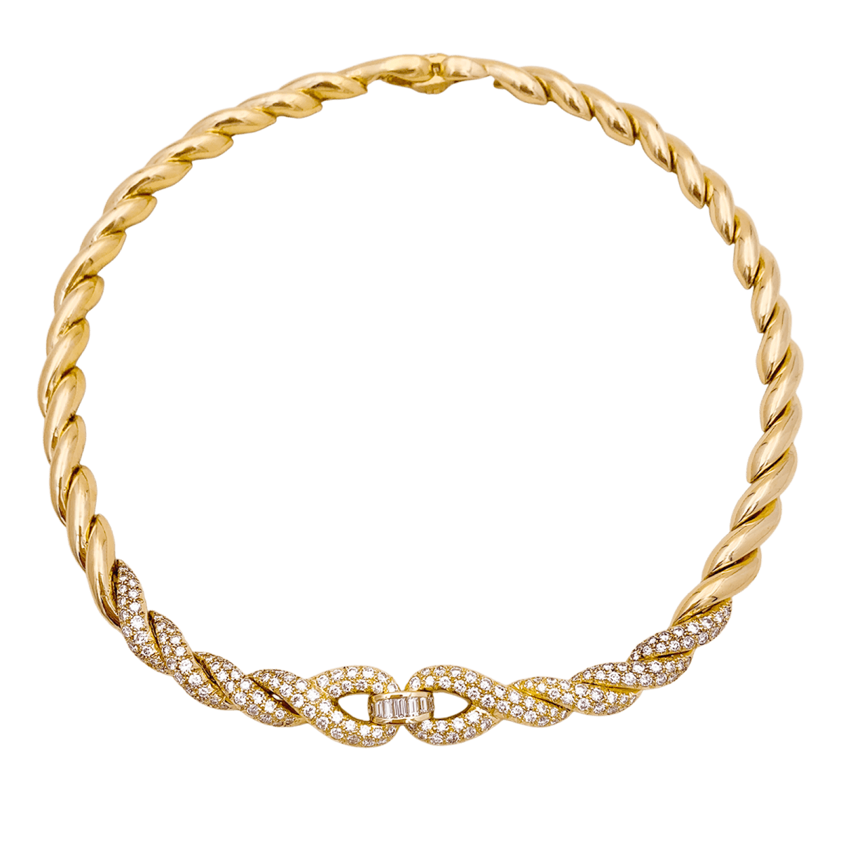 Collier Maille FRED en or jaune et diamants - Castafiore