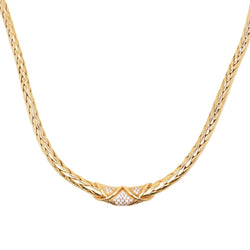 Collier Maille GAY FRÈRES en or jaune et diamants - Castafiore