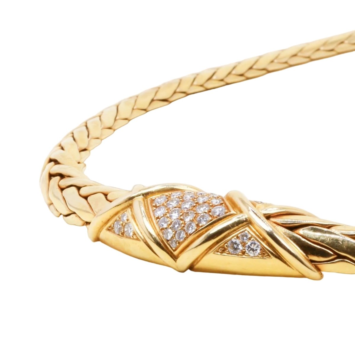Collier Maille GAY FRÈRES en or jaune et diamants - Castafiore