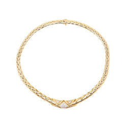 Collier Maille GAY FRÈRES en or jaune et diamants - Castafiore