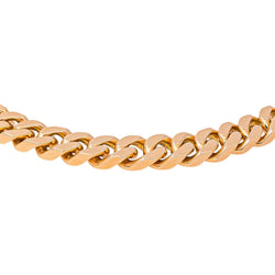 Collier maille Gourmette Or rose - Castafiore