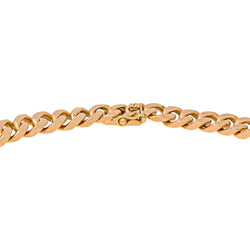 Collier maille Gourmette Or rose - Castafiore