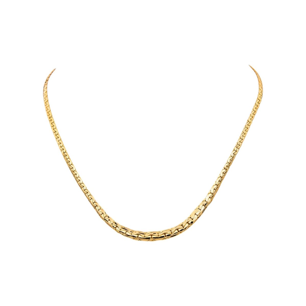 Collier Maille haricot Or jaune - Castafiore