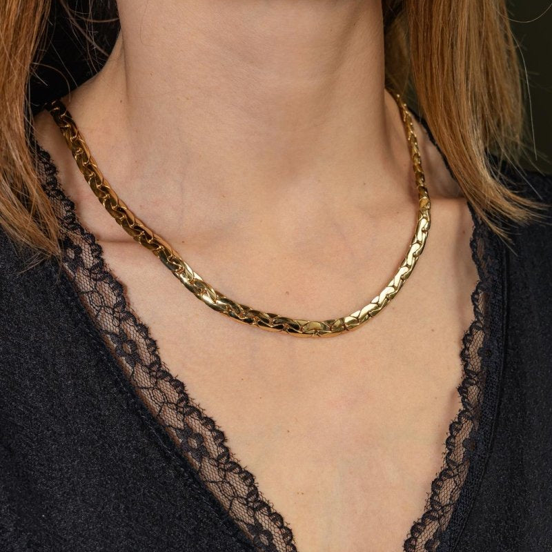 Collier Maille haricot Or jaune - Castafiore