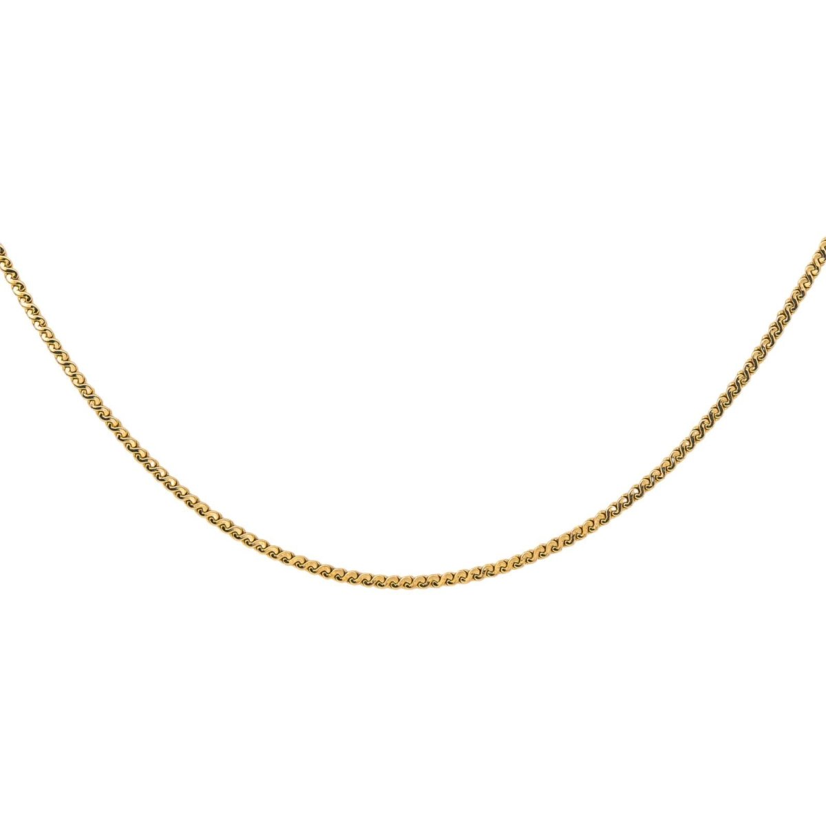 Collier Maille haricot Or jaune - Castafiore