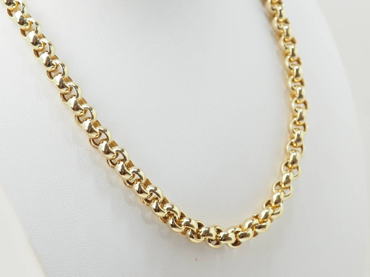 Collier maille jaseron en or jaune - Castafiore