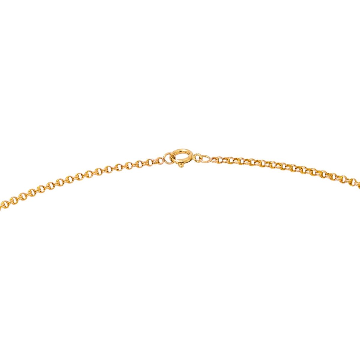 Collier maille Jaseron Or rose - Castafiore