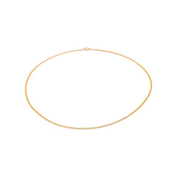 Collier maille Jaseron Or rose - Castafiore