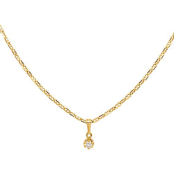 Collier Maille marine Or jaune Diamant - Castafiore
