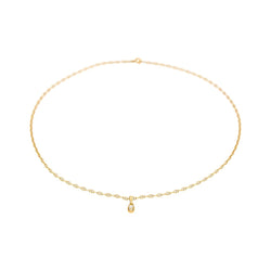 Collier Maille marine Or jaune Diamant - Castafiore