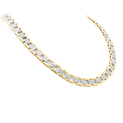 Collier Maille MAUBOUSSIN en or blanc et or jaune - Castafiore
