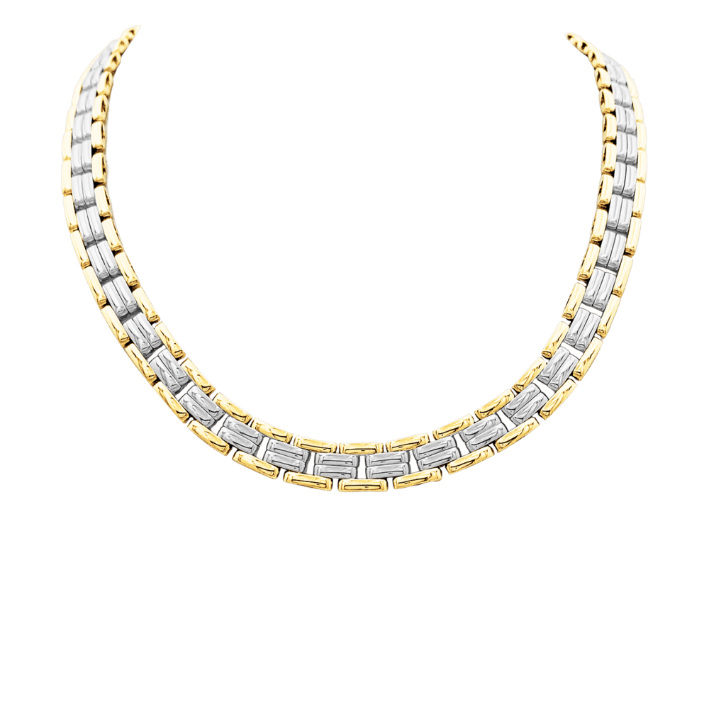 Collier Maille MAUBOUSSIN en or blanc et or jaune - Castafiore