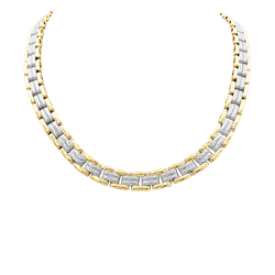Collier Maille MAUBOUSSIN en or blanc et or jaune - Castafiore