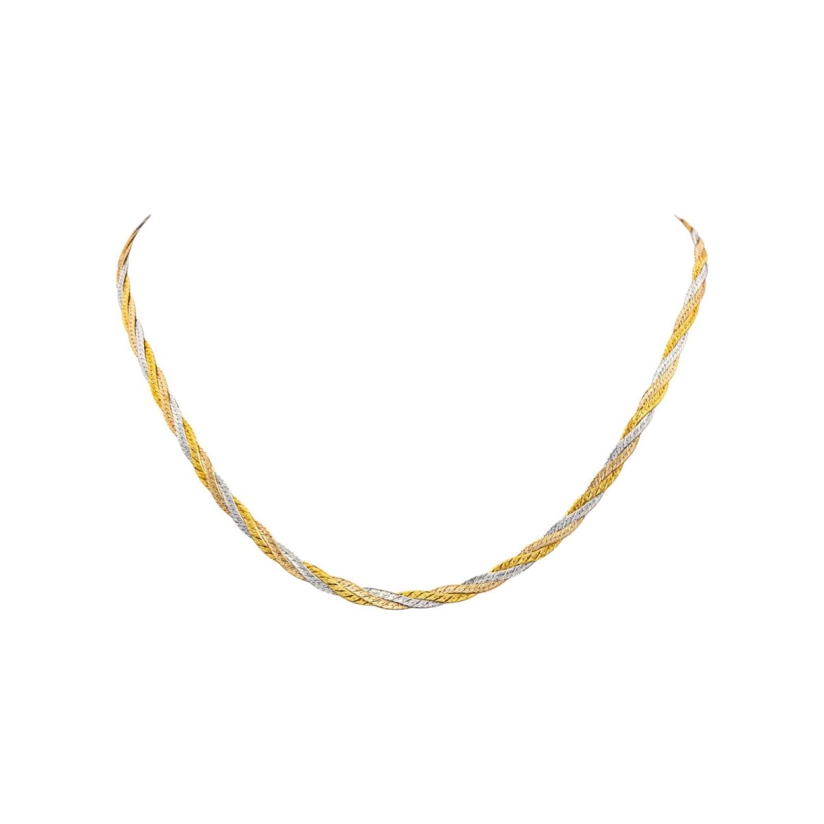 Collier Maille miroir Or rose - Castafiore