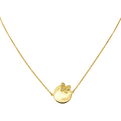 Collier Maille MORGANNE BELLO "Darli" en or jaune et diamants - Castafiore