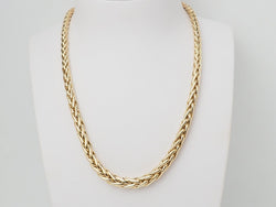 Collier maille palmier en or jaune - Castafiore
