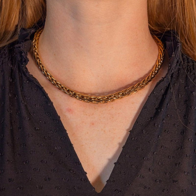 Collier Maille palmier Or jaune - Castafiore
