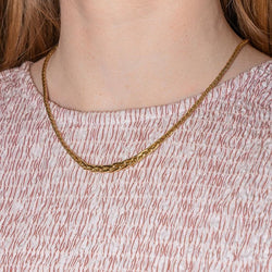 Collier Maille palmier Or jaune - Castafiore