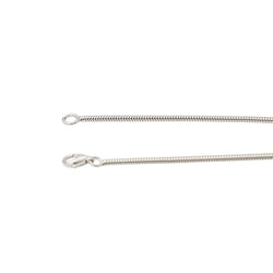Collier Maille serpentine Or blanc - Castafiore