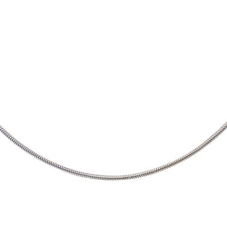 Collier Maille serpentine Or blanc - Castafiore