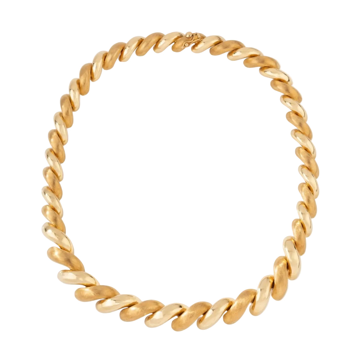 Collier Maille spirale en or jaune - Castafiore