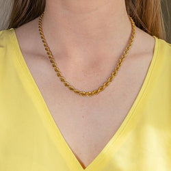 Collier Maille torsadée Or jaune - Castafiore