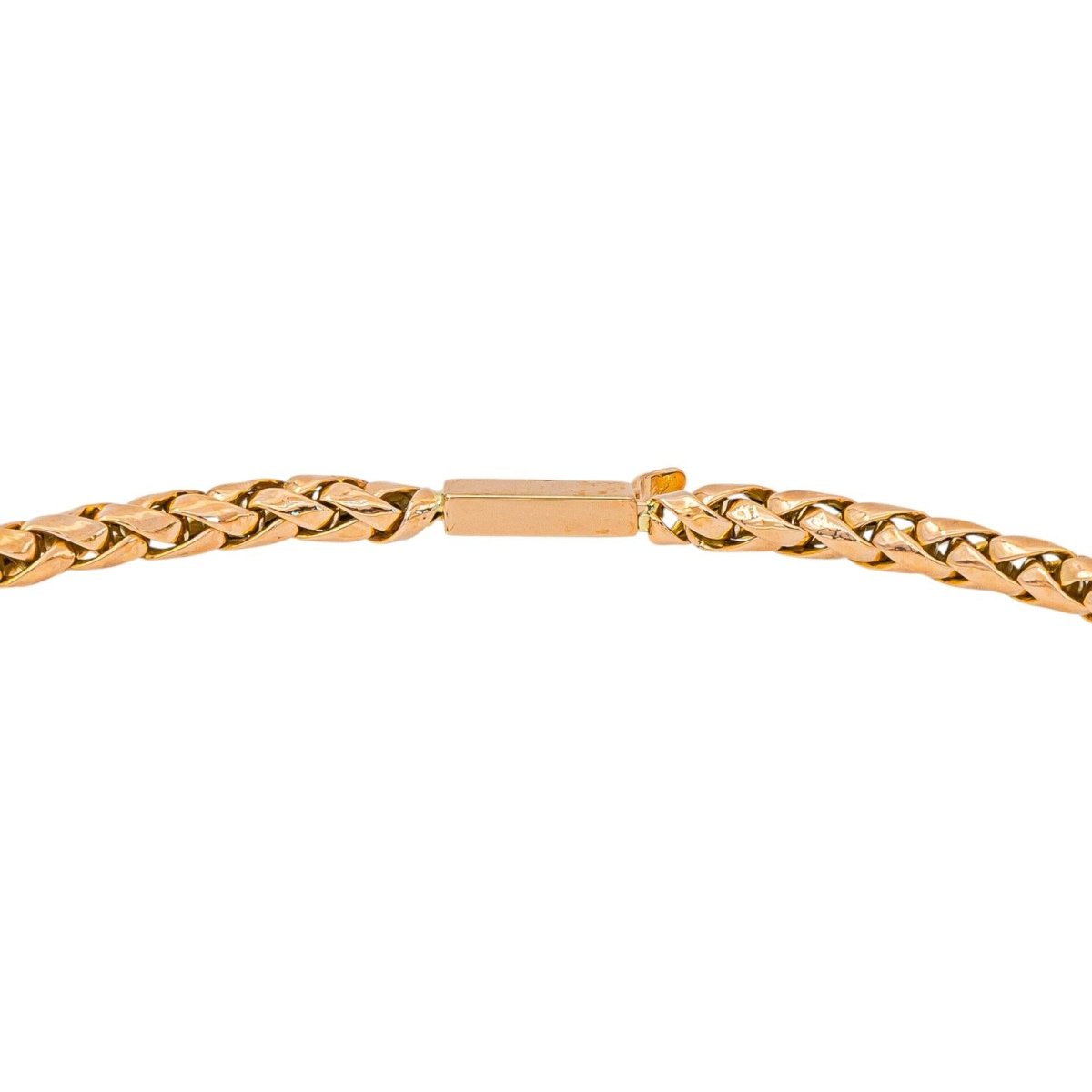 Collier Maille tressée Or rose - Castafiore