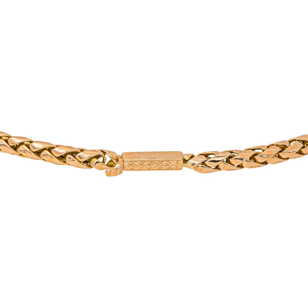 Collier Maille tressée Or rose - Castafiore