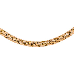 Collier Maille tressée Or rose - Castafiore