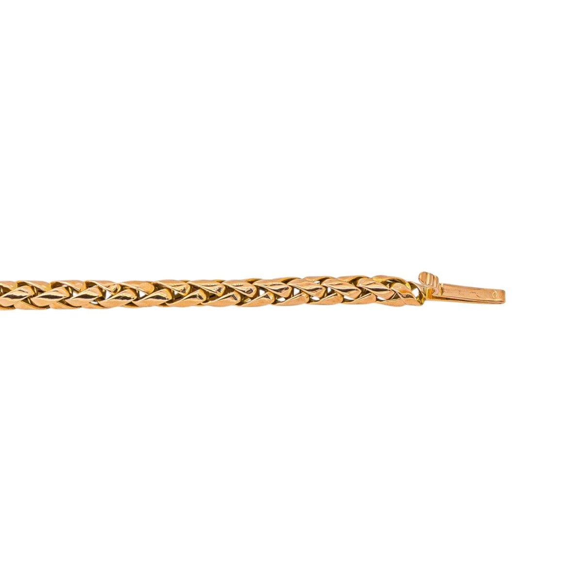 Collier Maille tressée Or rose - Castafiore
