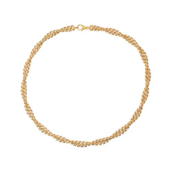 Collier maille tressée Or rose - Castafiore