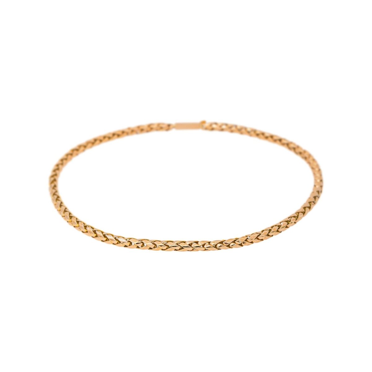 Collier Maille tressée Or rose - Castafiore