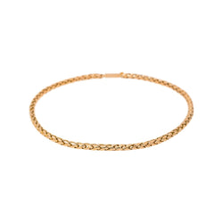 Collier Maille tressée Or rose - Castafiore