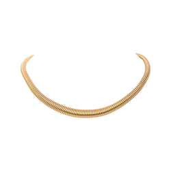 Collier maille Tubogas Or rose - Castafiore