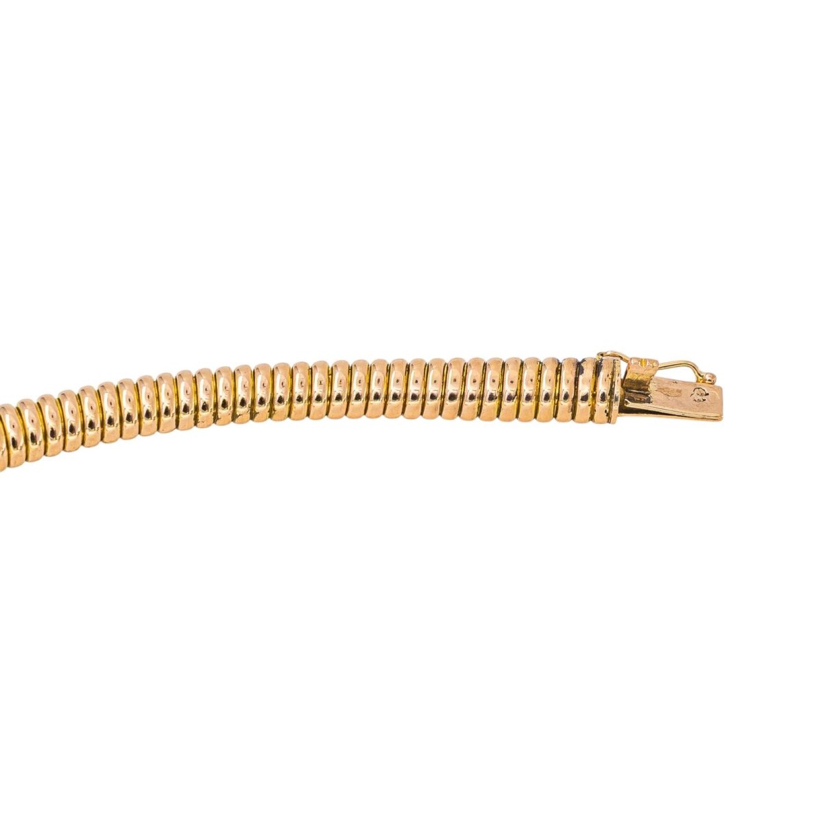 Collier maille Tubogas Or rose - Castafiore