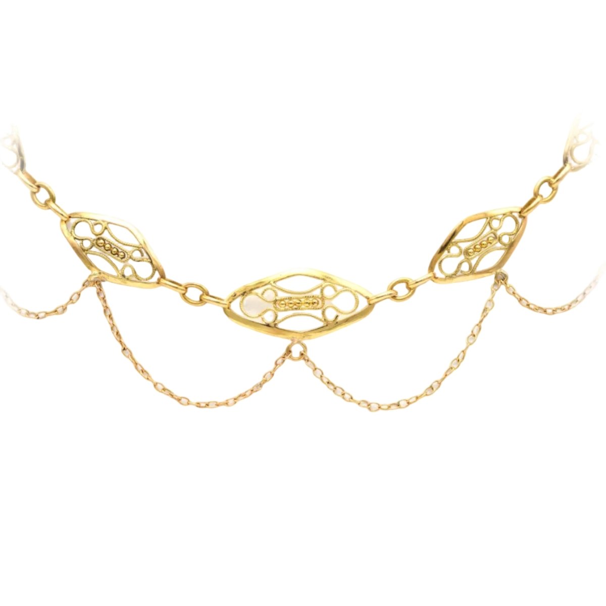 Collier Napoléon III en or jaune - Castafiore