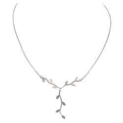 Collier Négligé en or blanc et diamants - Castafiore