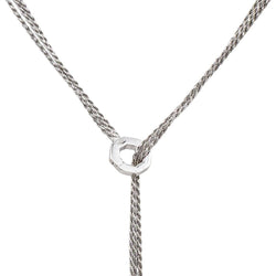 Collier Négligé Or blanc Perles - Castafiore