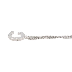 Collier Négligé Or blanc Perles - Castafiore