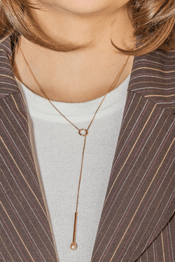 Collier Négligé Or jaune Perle - Castafiore