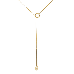 Collier Négligé Or jaune Perle - Castafiore