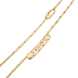 Collier O.P. ORLANDINI en or jaune et diamants - Castafiore