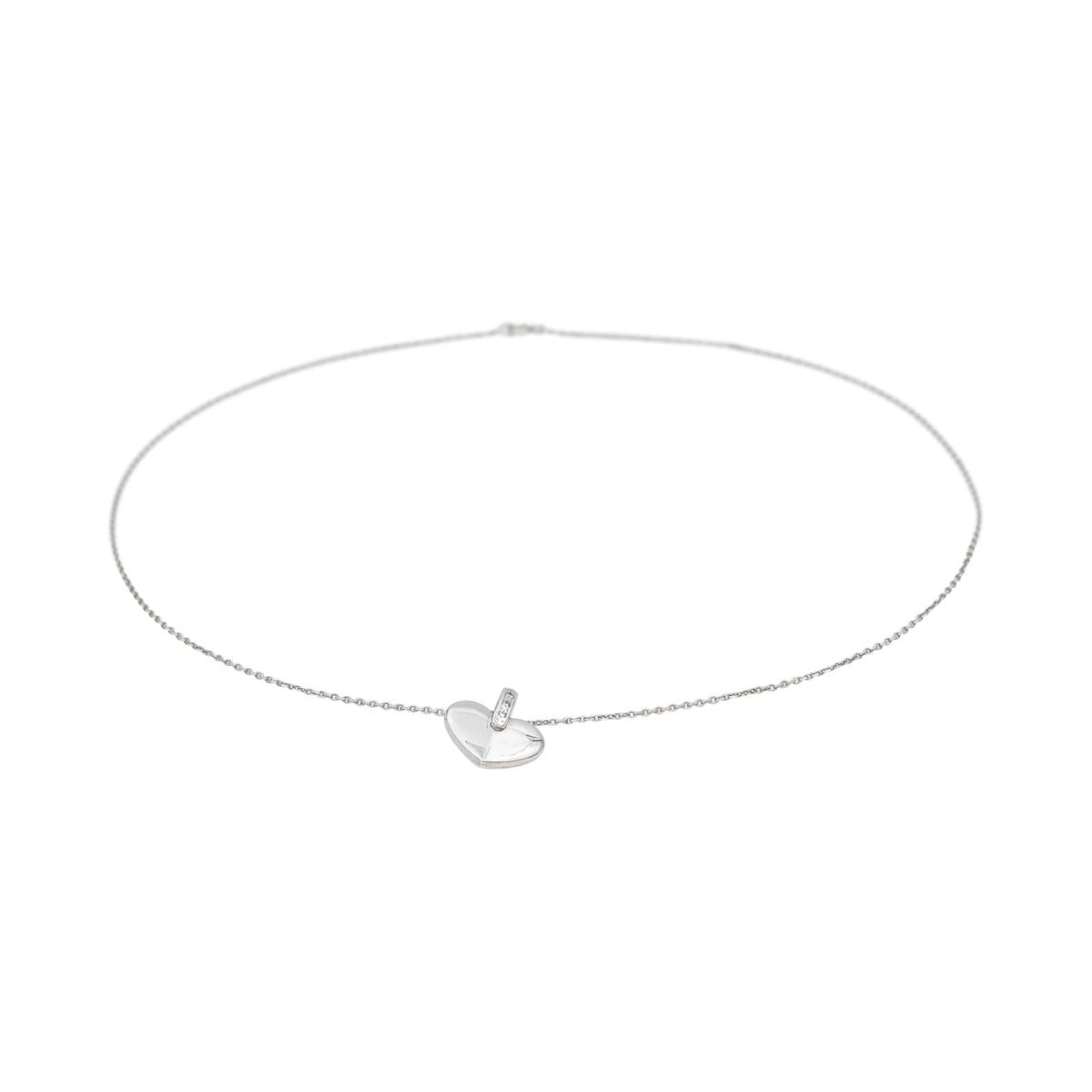 Collier Or blanc Diamant - Castafiore