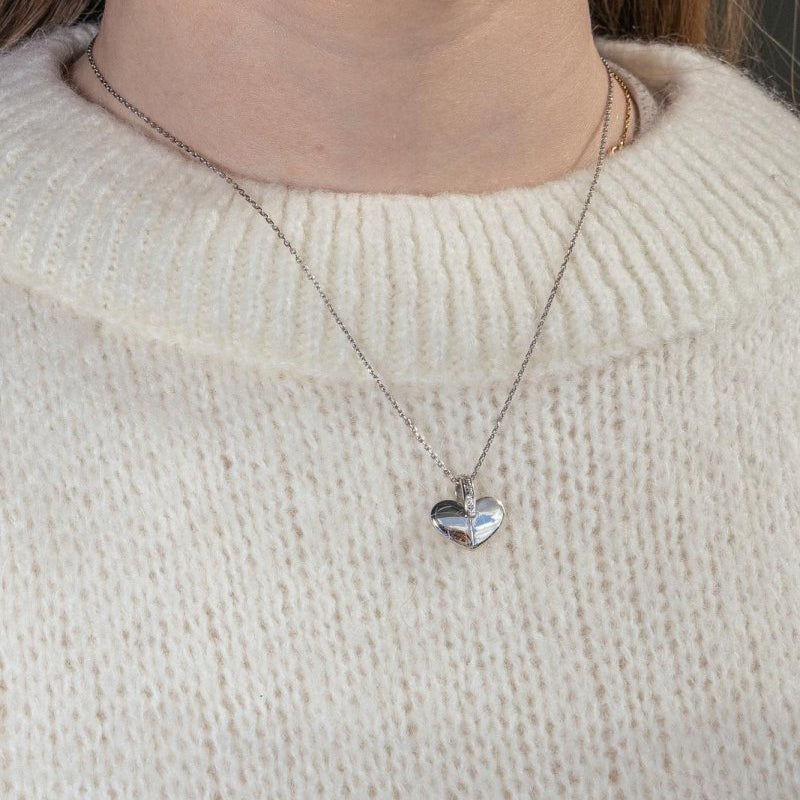 Collier Or blanc Diamant - Castafiore