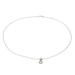 Collier Or blanc Diamant - Castafiore