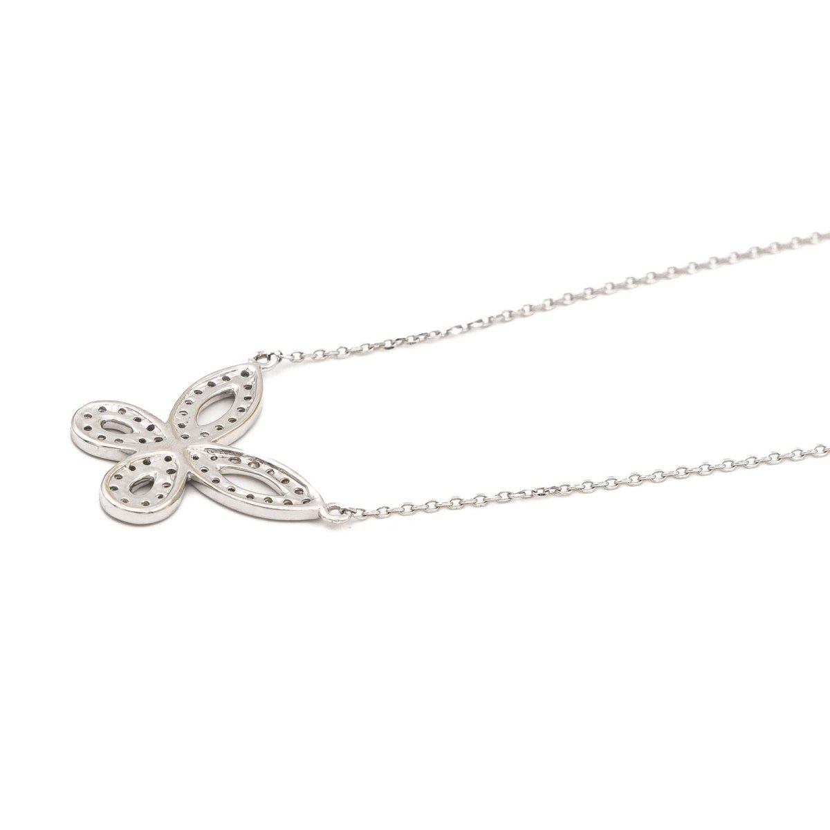 Collier Or blanc Diamant - Castafiore