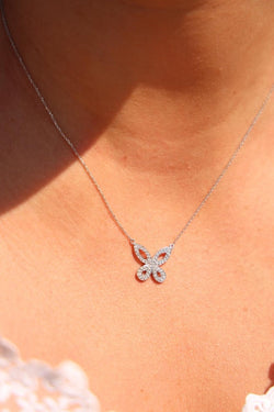 Collier Or blanc Diamant - Castafiore
